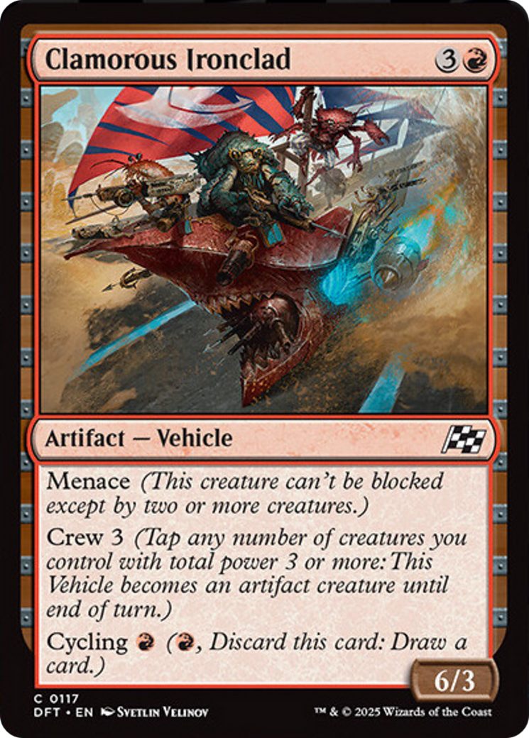 Clamorous Ironclad [Aetherdrift] Foil