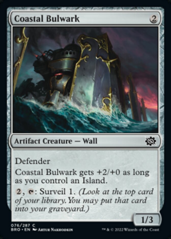 Coastal Bulwark [The Brothers' War] Foil