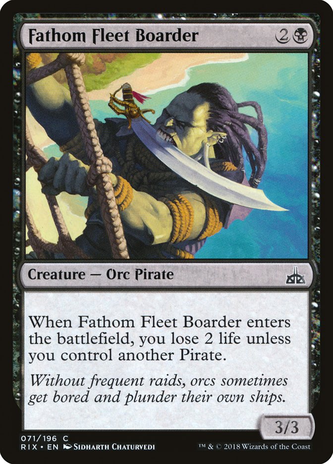 Fathom Fleet Boarder [Rivals of Ixalan] Foil