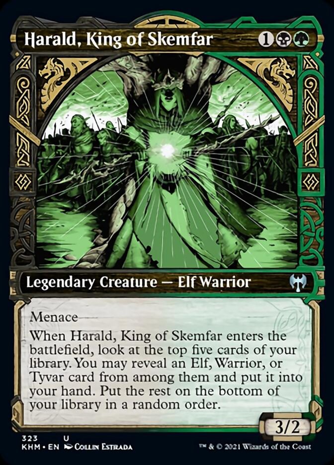 Harald, King of Skemfar (Showcase) [Kaldheim] Foil