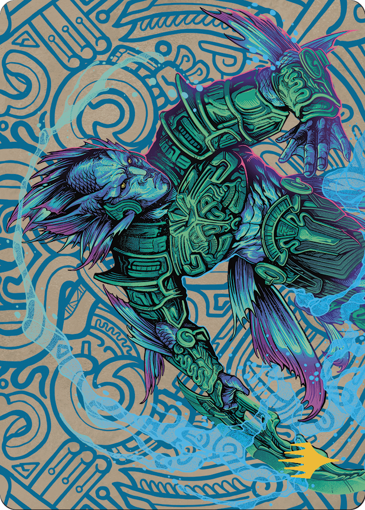Hakbal of the Surging Soul // Hakbal of the Surging Soul  [The Lost Caverns of Ixalan Art Series] (Borderless) Foil