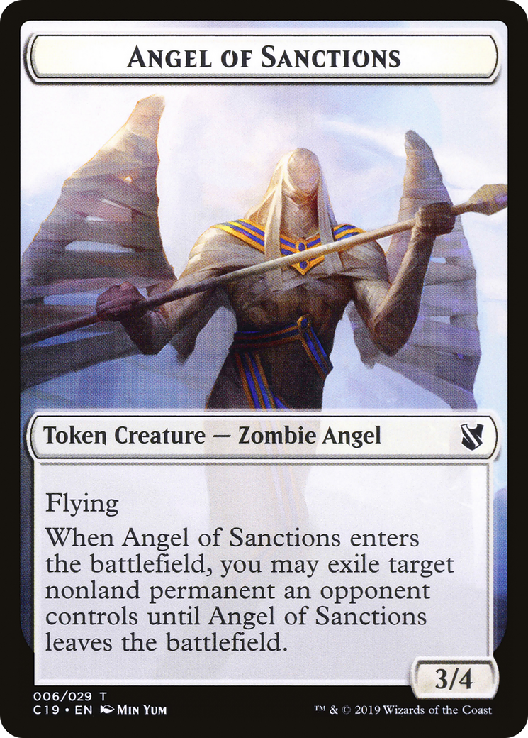 Angel of Sanctions  [Commander 2019 Tokens]