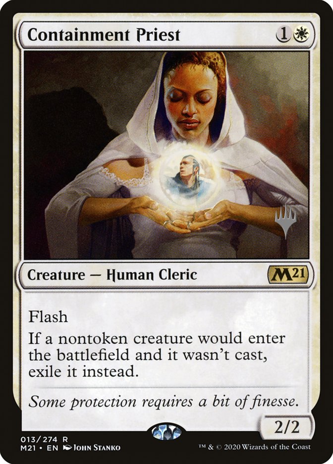 Containment Priest (Promo Pack) [Core Set 2021 Promos] Foil