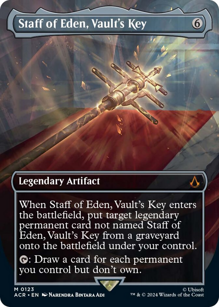 Staff of Eden, Vault's Key (Borderless) [Assassin's Creed] Foil