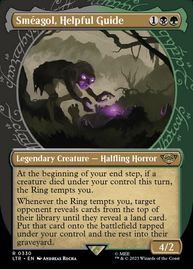 Smeagol, Helpful Guide (Showcase Ring Frame) [The Lord of the Rings: Tales of Middle-Earth] Foil