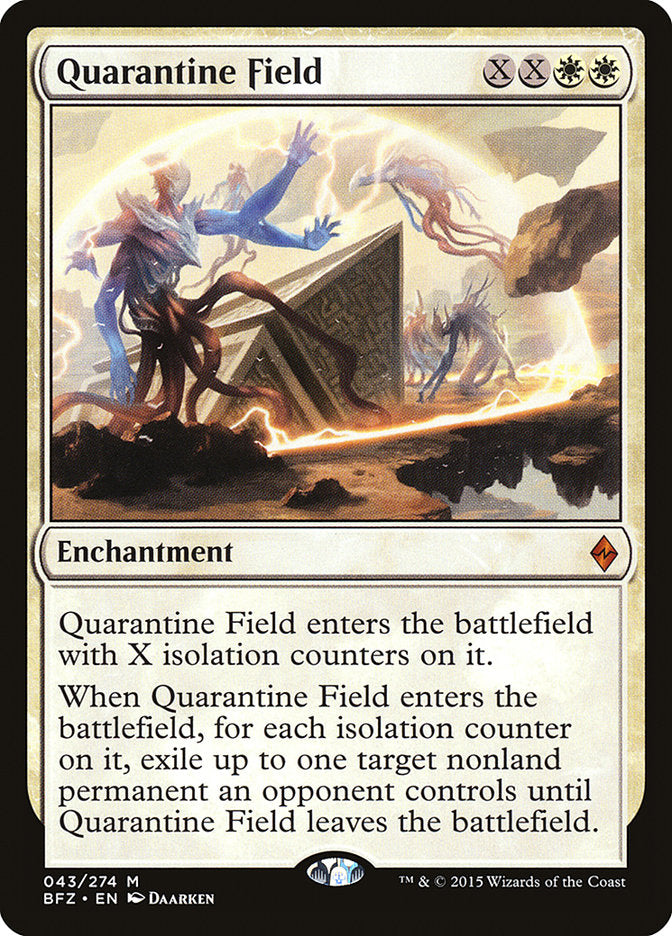 Quarantine Field [Battle for Zendikar] Foil