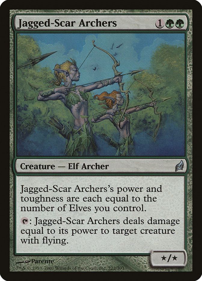 Jagged-Scar Archers [Lorwyn] Foil