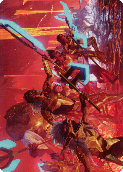 Roar of Resistance // Roar of Resistance  [Phyrexia: All Will Be One Art Series] (Borderless)