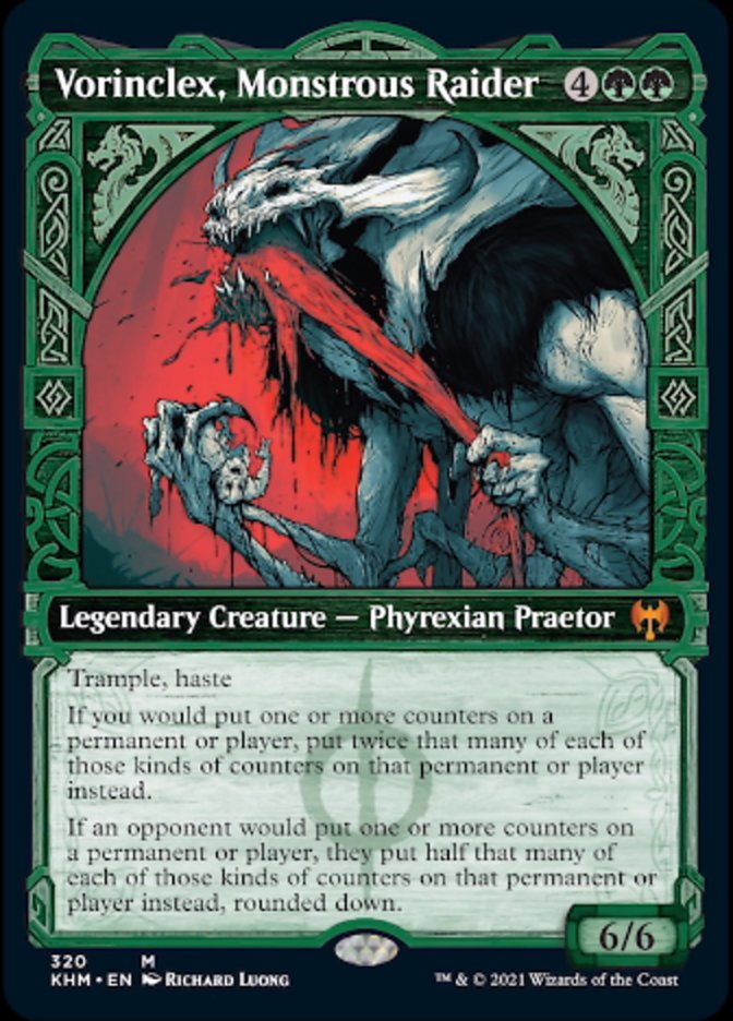 Vorinclex, Monstrous Raider (Showcase) [Kaldheim] Foil