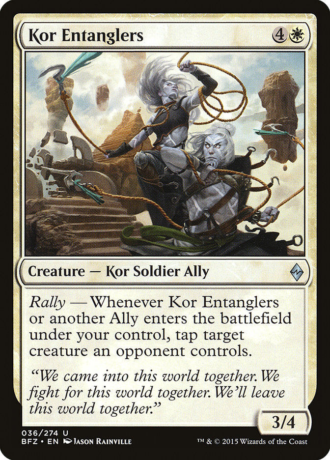 Kor Entanglers [Battle for Zendikar] Foil