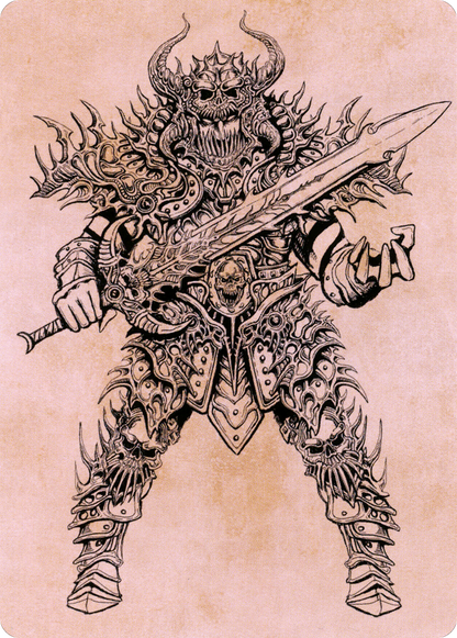 Sarevok, Deathbringer // Sarevok, Deathbringer  [Battle for Baldur's Gate Art Series] (Borderless) Foil