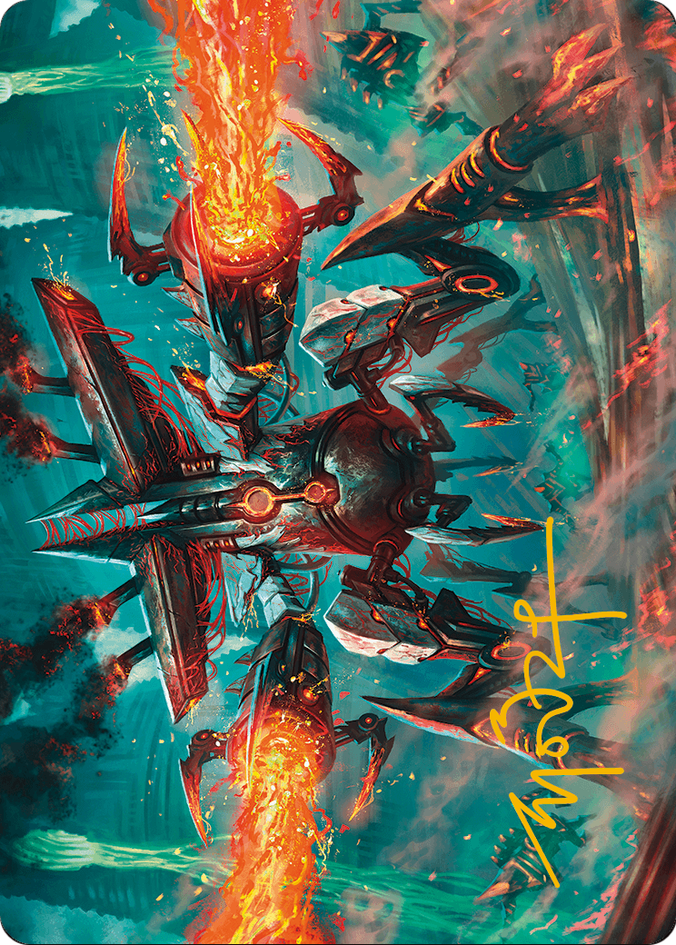 Exterminator Magmarch // Exterminator Magmarch  [Modern Horizons 3 Art Series] (Borderless) Foil