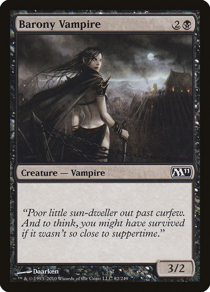 Barony Vampire [Magic 2011] Foil