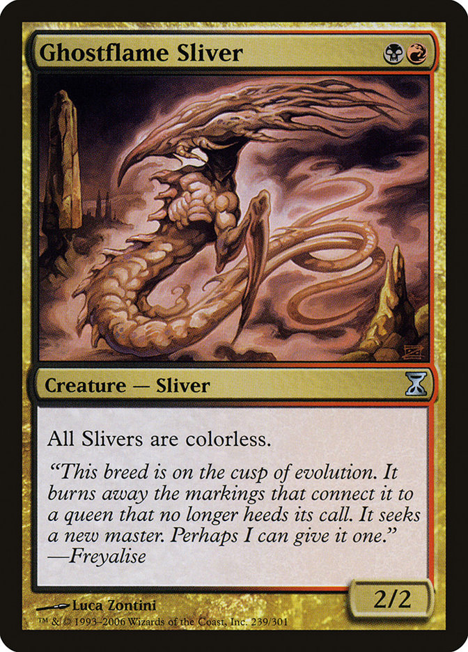 Ghostflame Sliver [Time Spiral] Foil