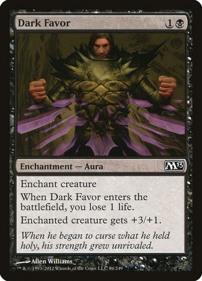 Dark Favor [Magic 2013] Foil