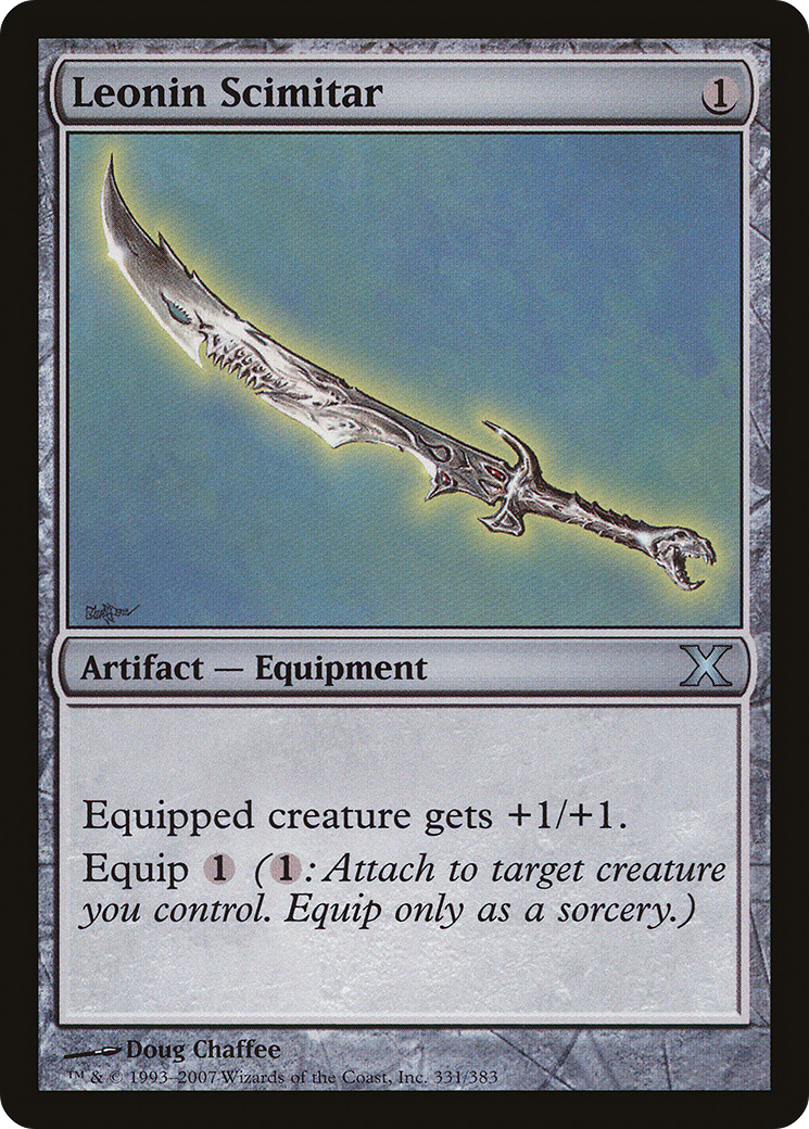 Leonin Scimitar  [Tenth Edition]