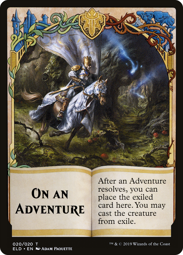 On an Adventure  [Throne of Eldraine Tokens]