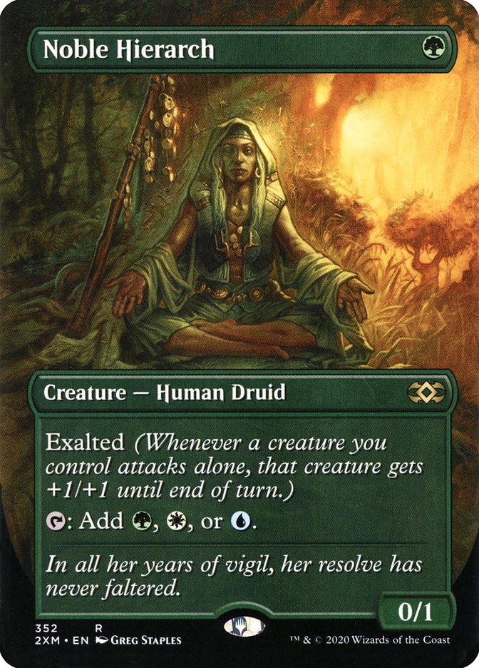 Noble Hierarch (Toppers) [Double Masters] Foil