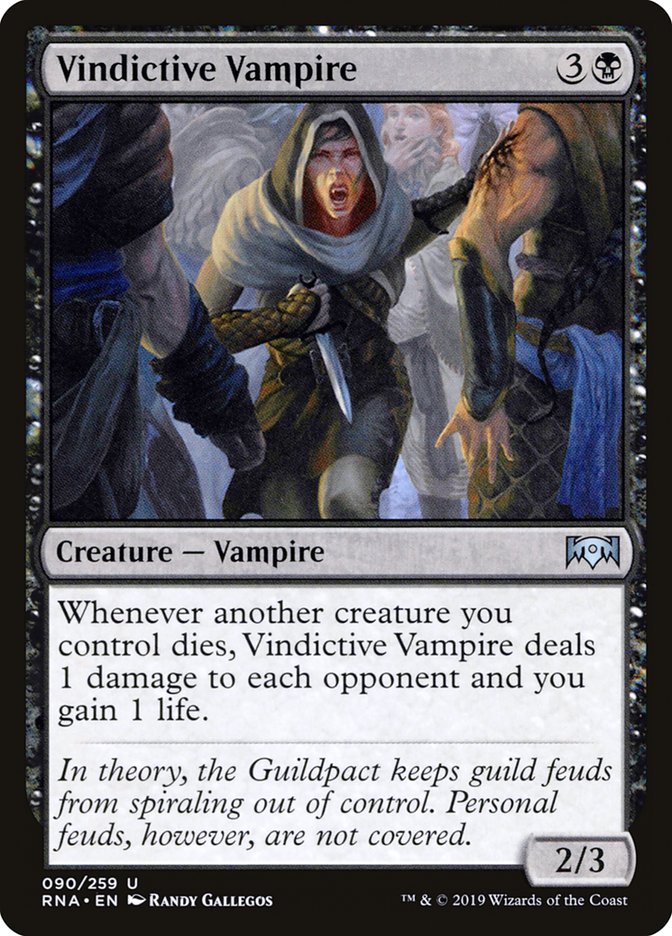 Vindictive Vampire [Ravnica Allegiance] Foil