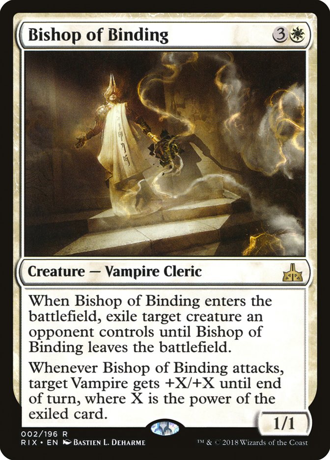 Bishop of Binding [Rivals of Ixalan] Foil