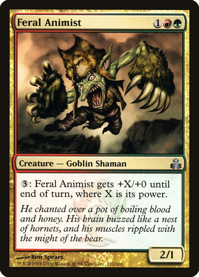 Feral Animist [Guildpact] Foil