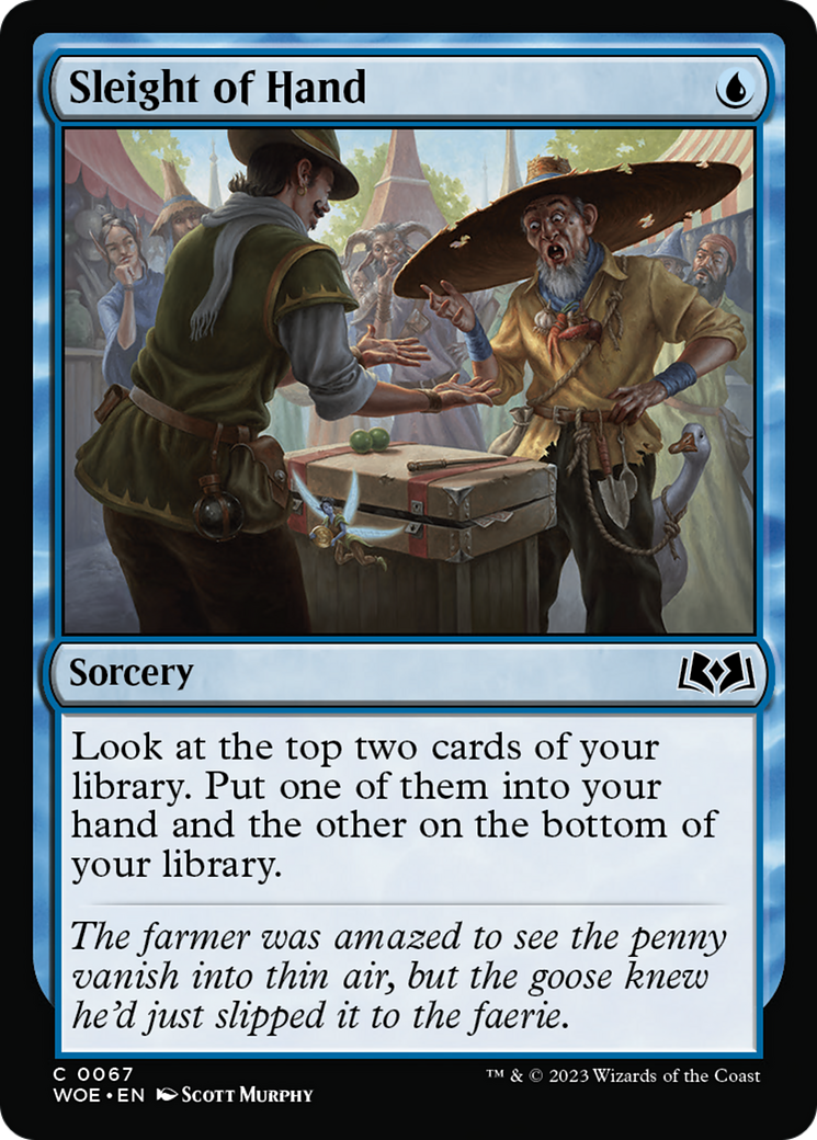 Sleight of Hand [Wilds of Eldraine] Foil