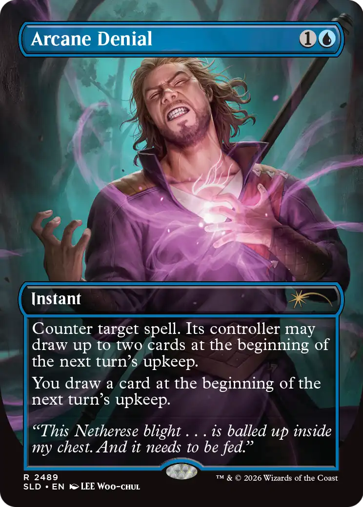 Arcane Denial  [undefined] (Borderless) Foil
