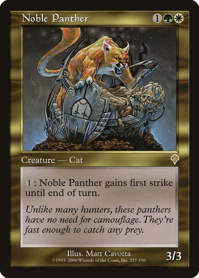 Noble Panther [Invasion] Foil