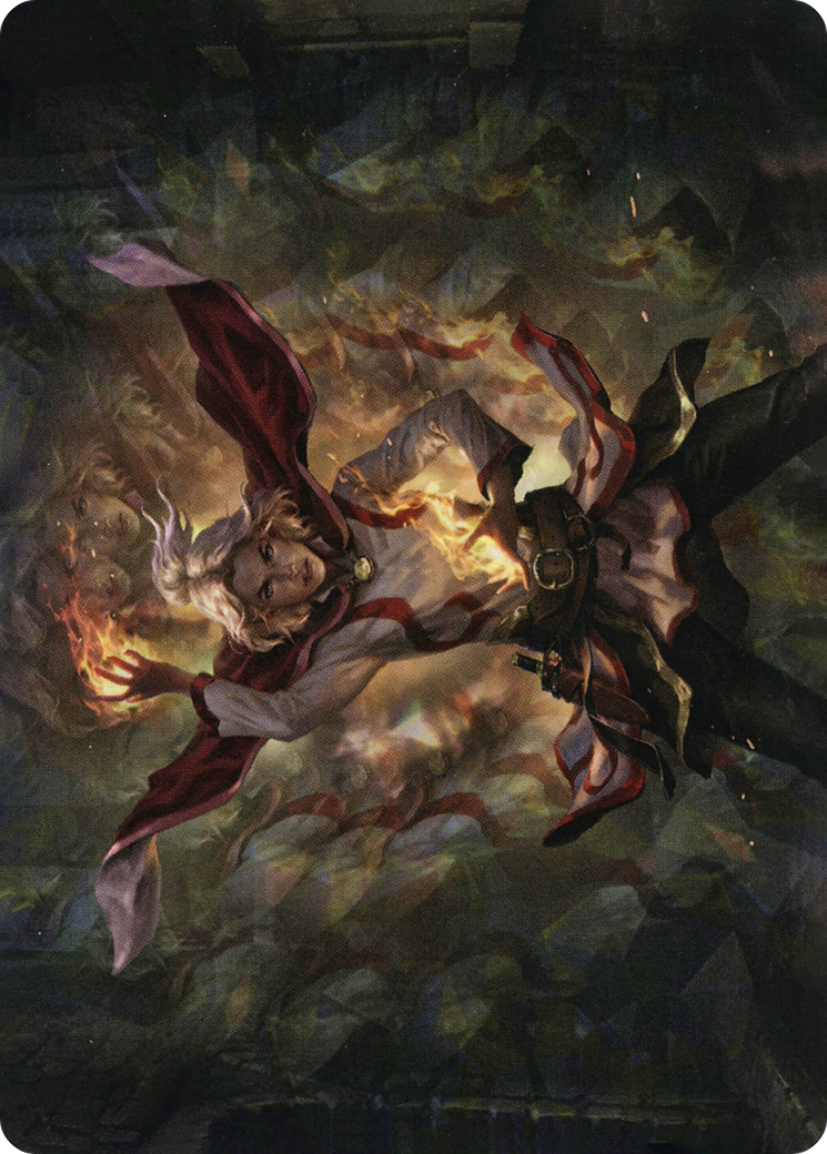 Delina, Wild Mage // Delina, Wild Mage  [Adventures in the Forgotten Realms Art Series] (Borderless) Foil