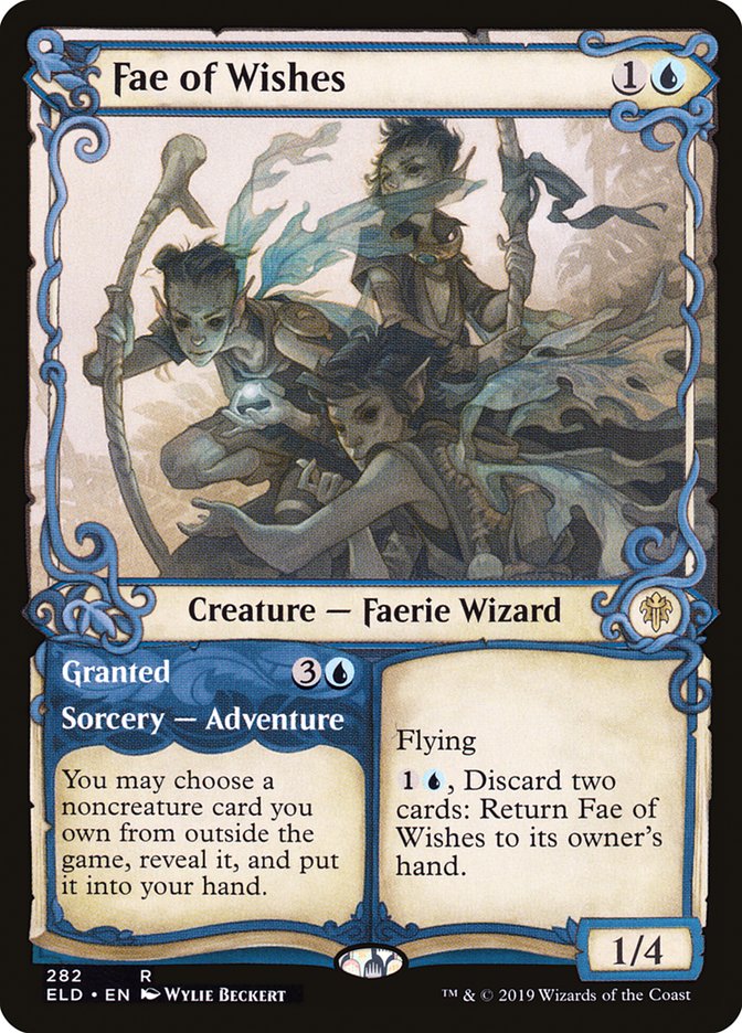 Fae of Wishes // Granted (Showcase) [Throne of Eldraine] Foil