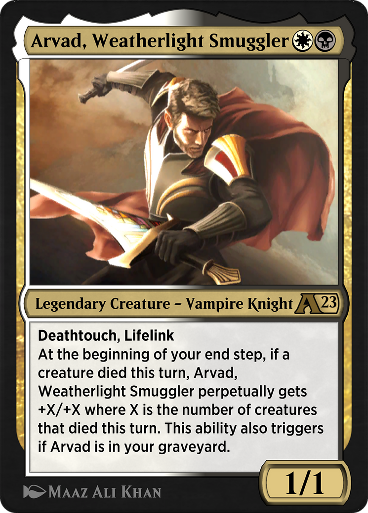 Arvad, Weatherlight Smuggler  [Alchemy: Dominaria]