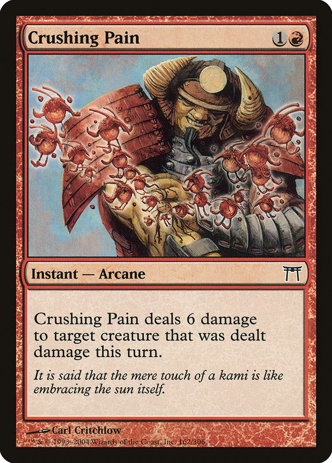 Crushing Pain [Champions of Kamigawa] Foil