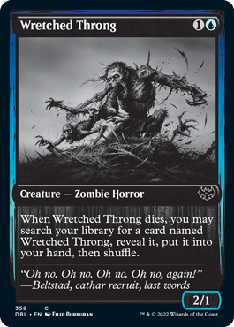 Wretched Throng [Innistrad: Double Feature] Foil