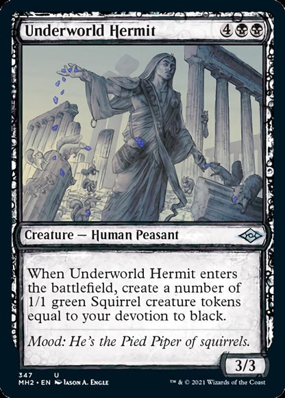 Underworld Hermit (Sketch) [Modern Horizons 2] Foil