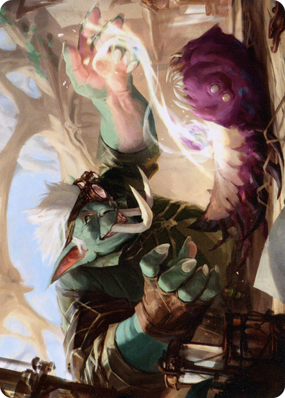 Novice Dissector // Novice Dissector  [Strixhaven Art Series] (Borderless) Foil