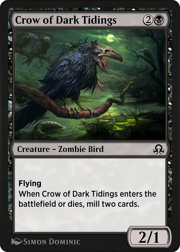 Crow of Dark Tidings  [Shadows over Innistrad Remastered]