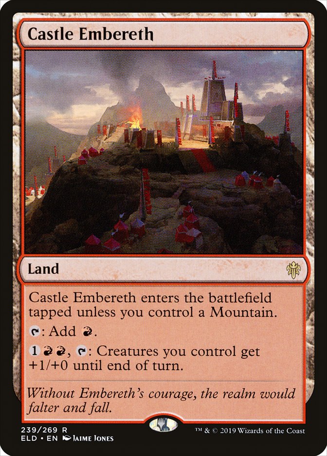 Castle Embereth [Throne of Eldraine] Foil