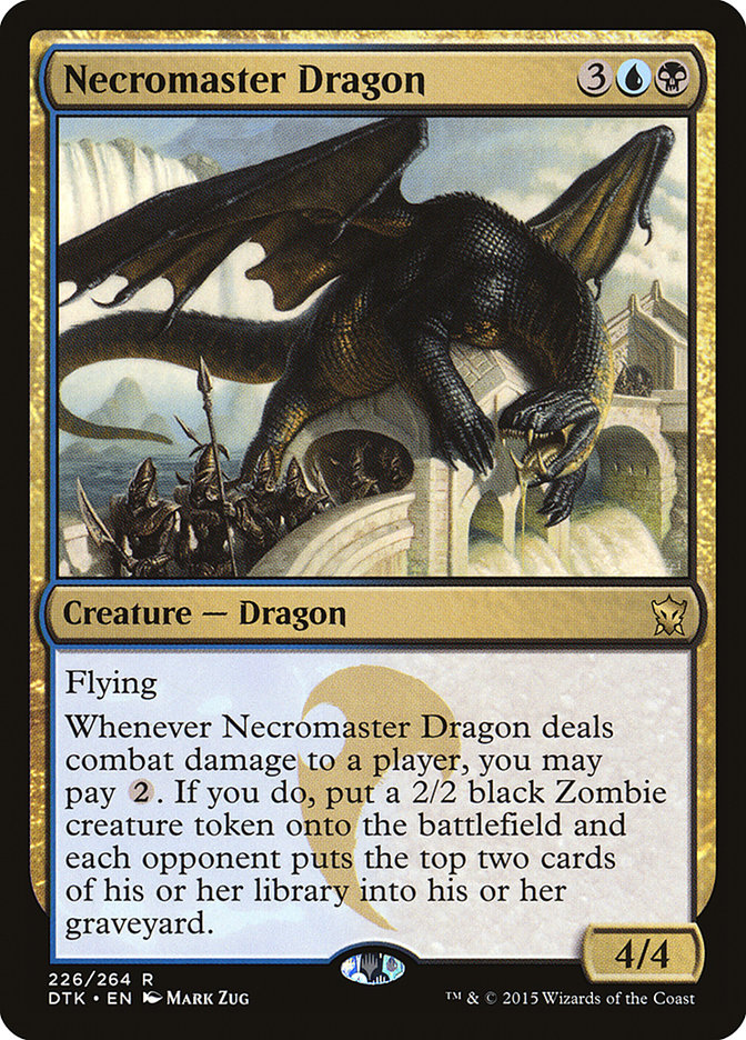 Necromaster Dragon [Dragons of Tarkir] Foil