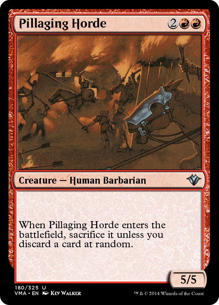 Pillaging Horde  [Vintage Masters] Foil