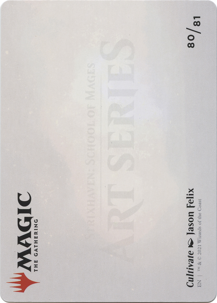 Cultivate // Cultivate  [Strixhaven Art Series] (Borderless) Foil