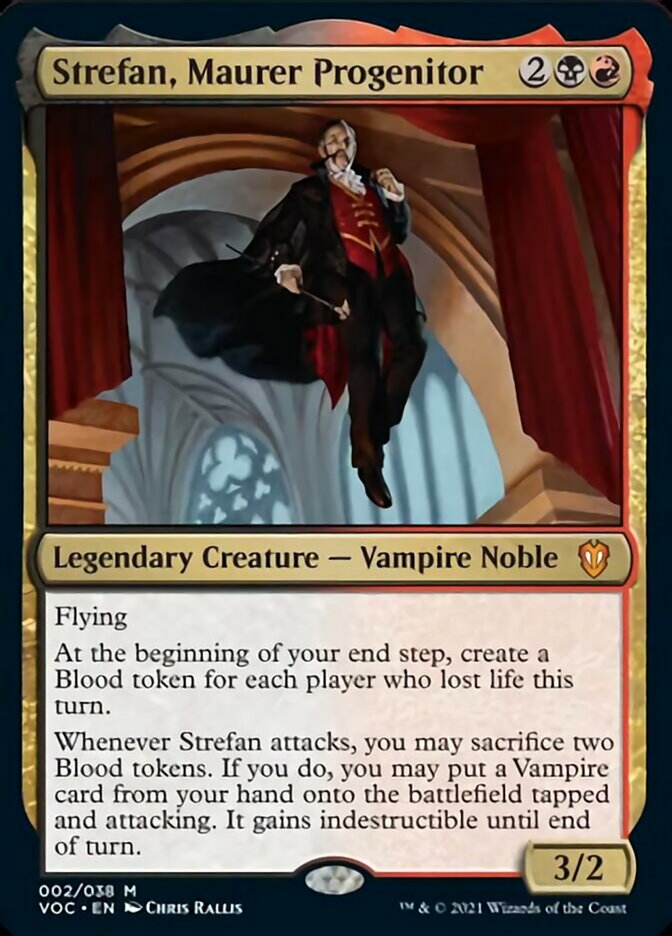 Strefan, Maurer Progenitor [Innistrad: Crimson Vow Commander] Foil