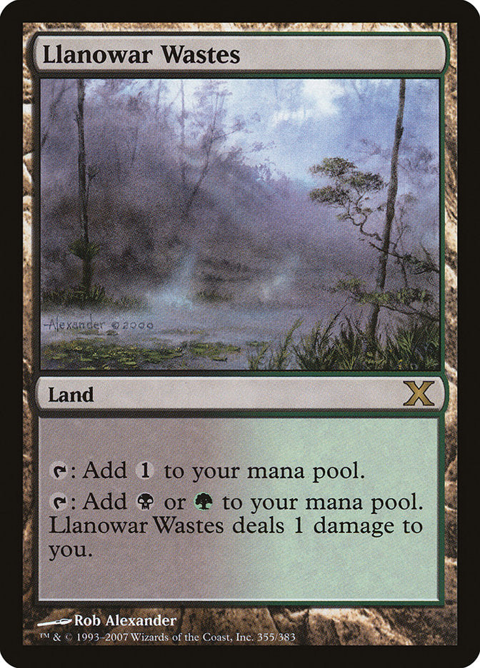 Llanowar Wastes [Tenth Edition] Foil
