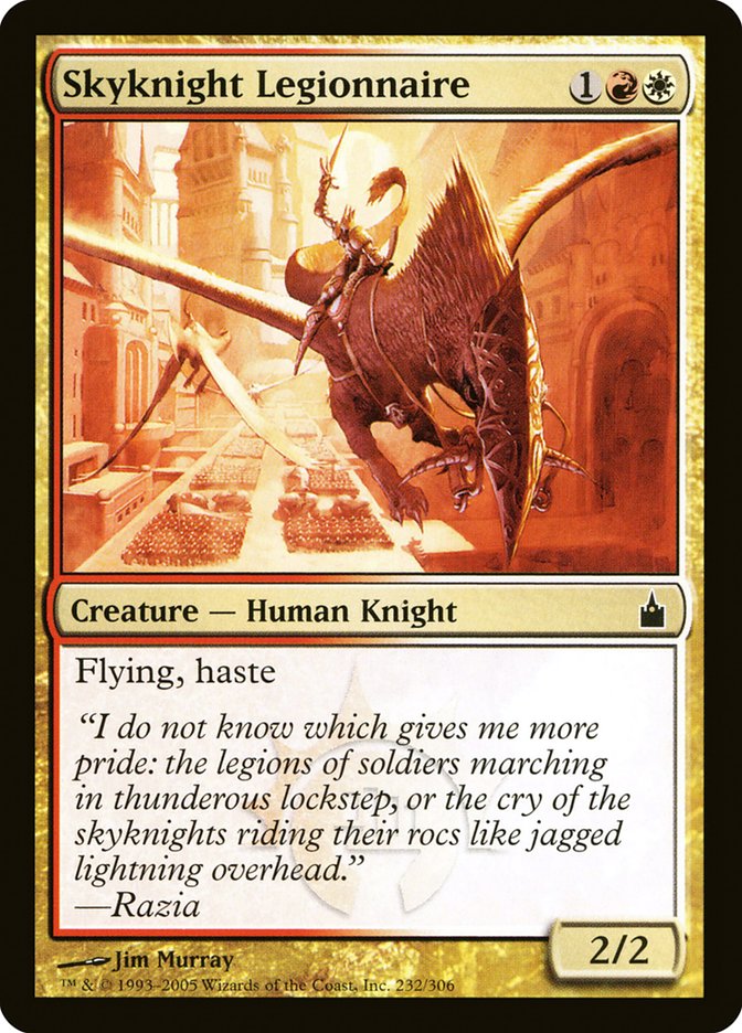 Skyknight Legionnaire [Ravnica: City of Guilds] Foil