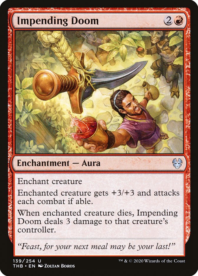 Impending Doom [Theros Beyond Death] Foil