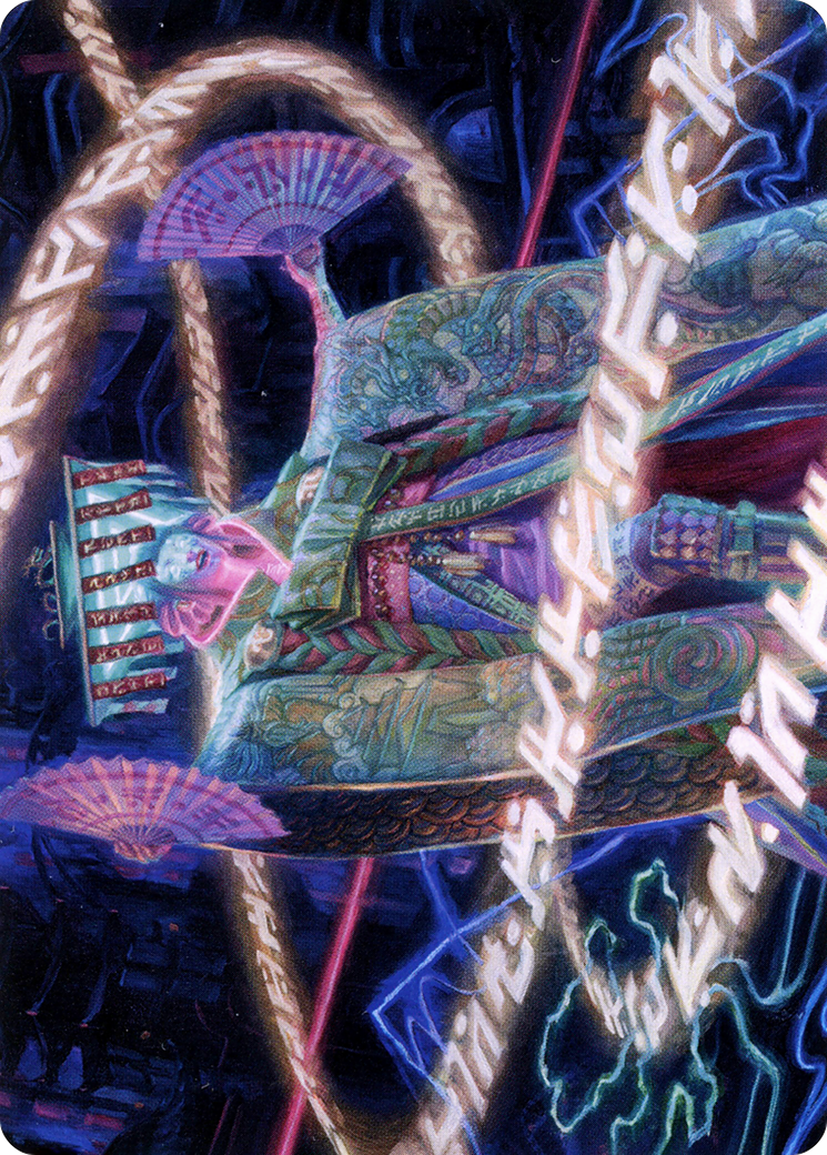 Satsuki, the Living Lore // Satsuki, the Living Lore  [Neon Dynasty Art Series] (Borderless) Foil