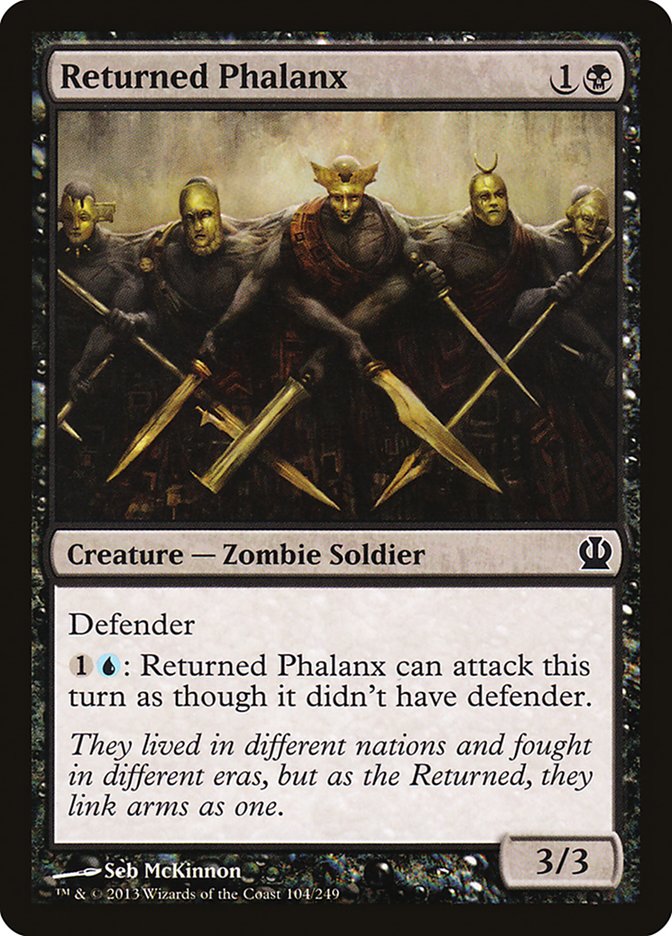 Returned Phalanx [Theros] Foil