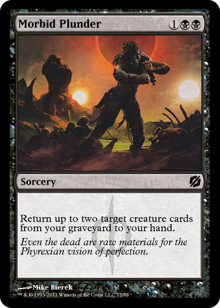 Morbid Plunder  [Duel Decks: Mirrodin Pure vs. New Phyrexia]