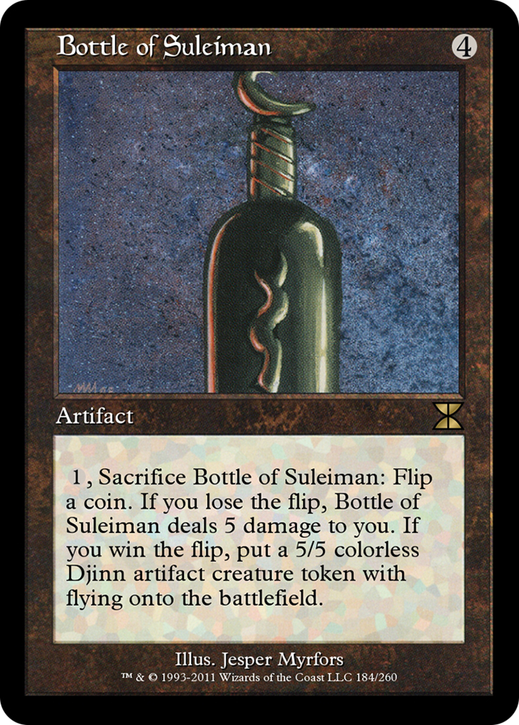 Bottle of Suleiman  [Masters Edition IV] Foil