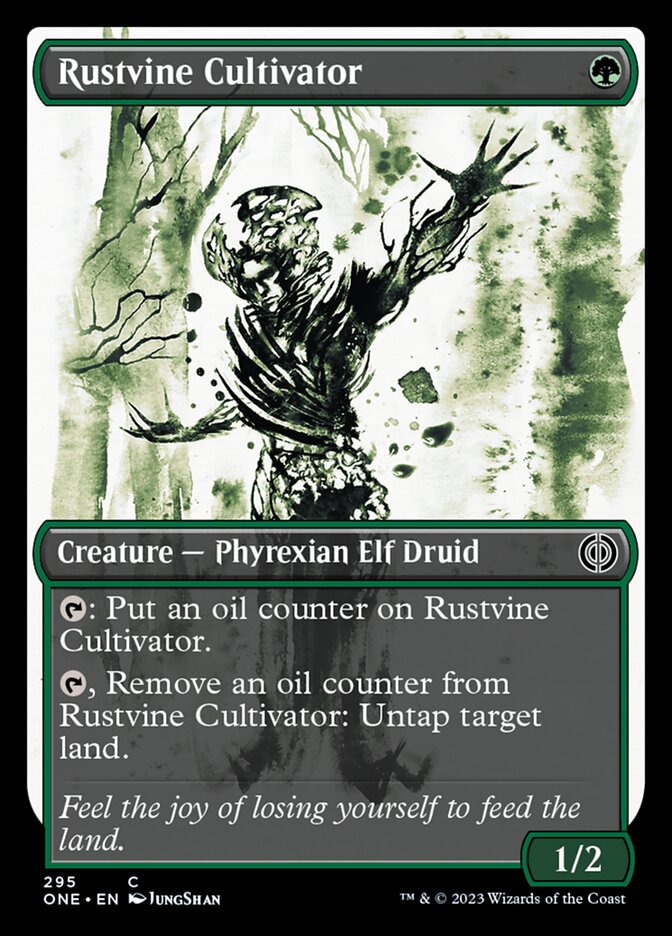 Rustvine Cultivator (Showcase Ichor) [Phyrexia: All Will Be One] Foil