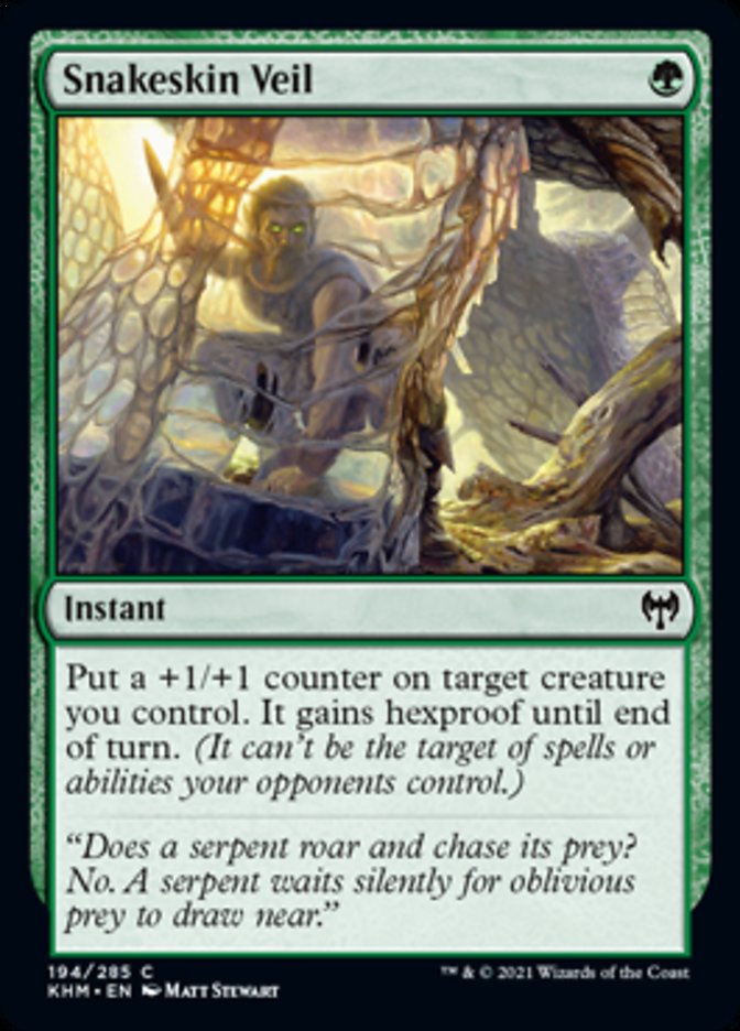 Snakeskin Veil [Kaldheim] Foil